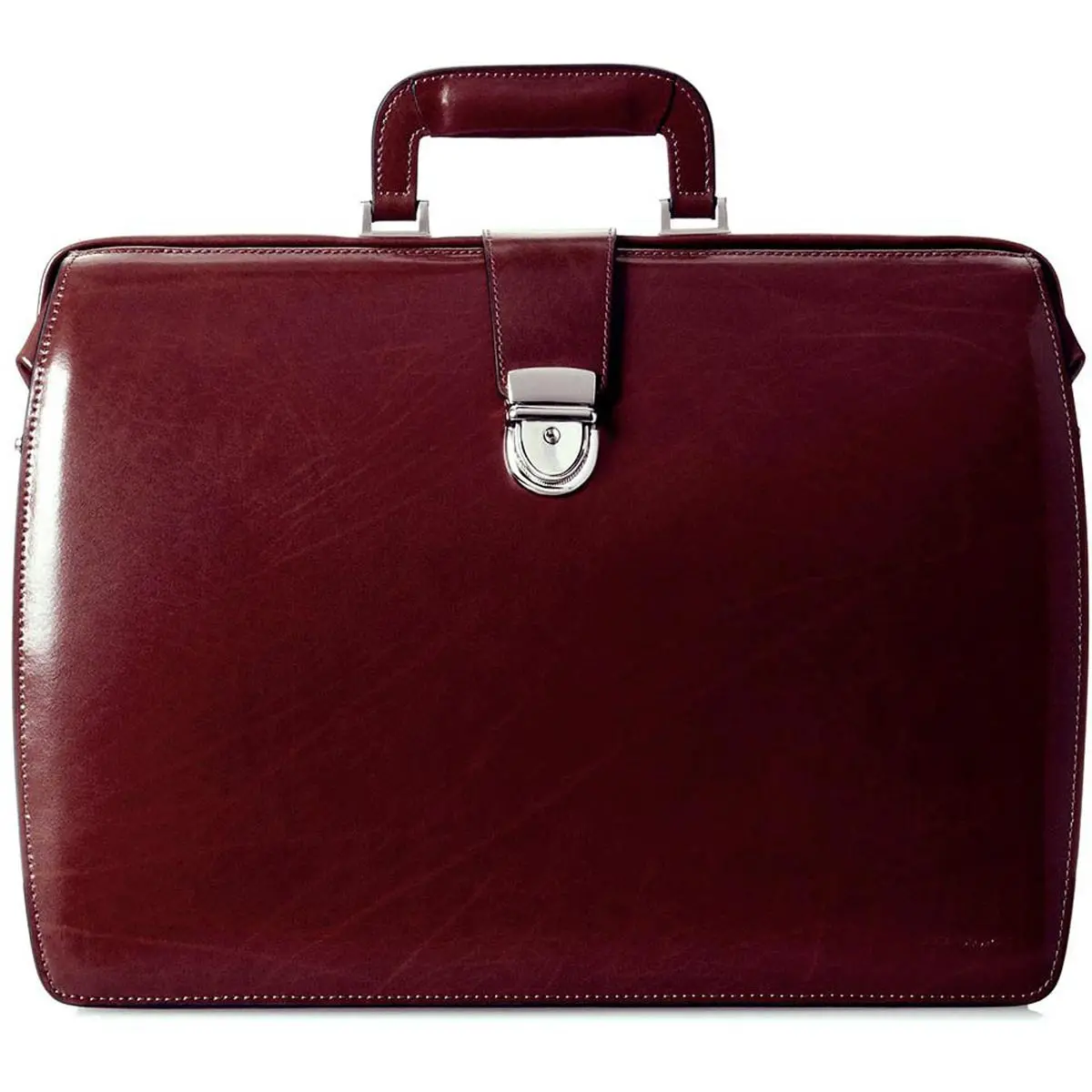 Jack Georges Elements Classic Leather Briefcase 4505 1