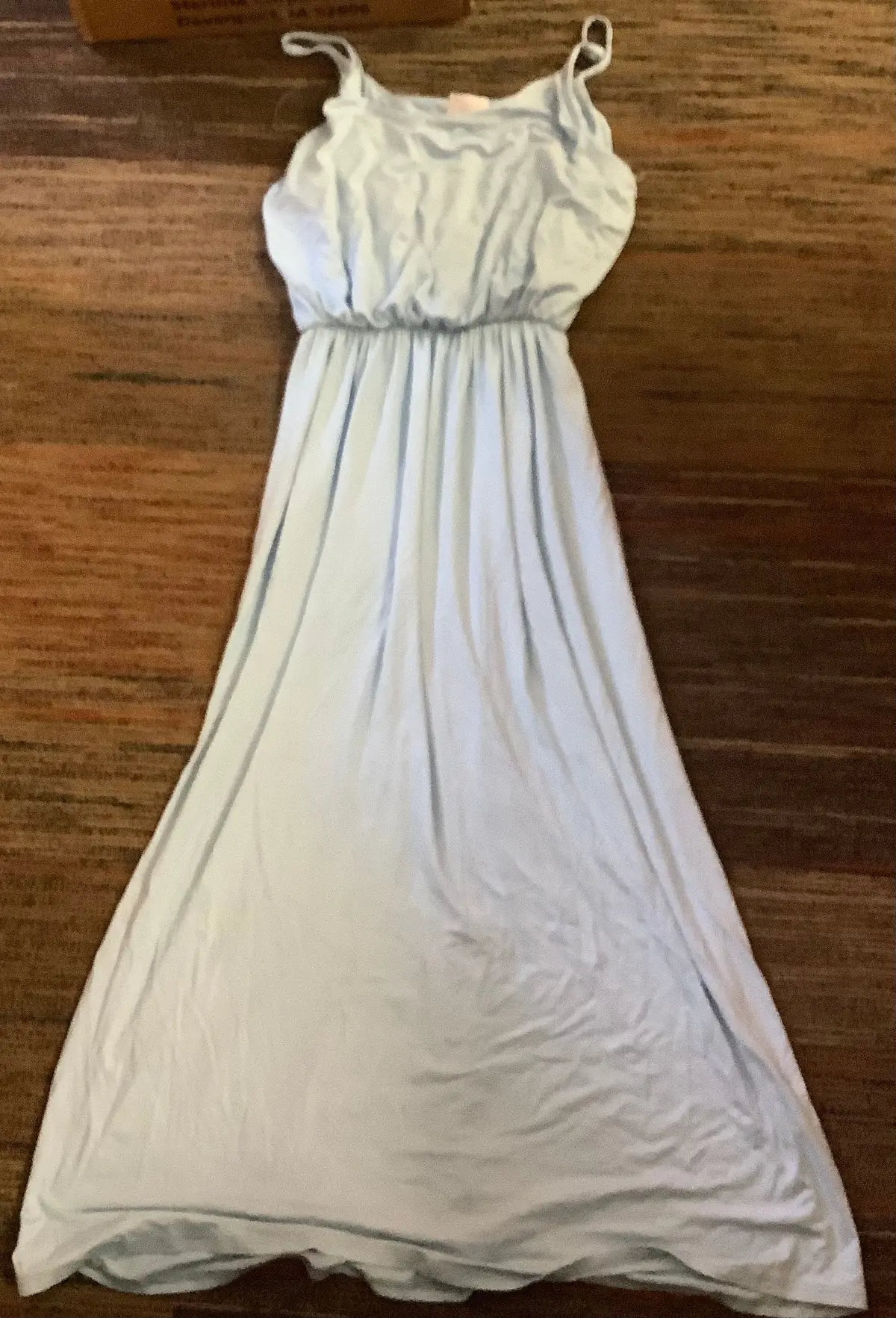 Ladies Light Blue Long Dress Size Small 1