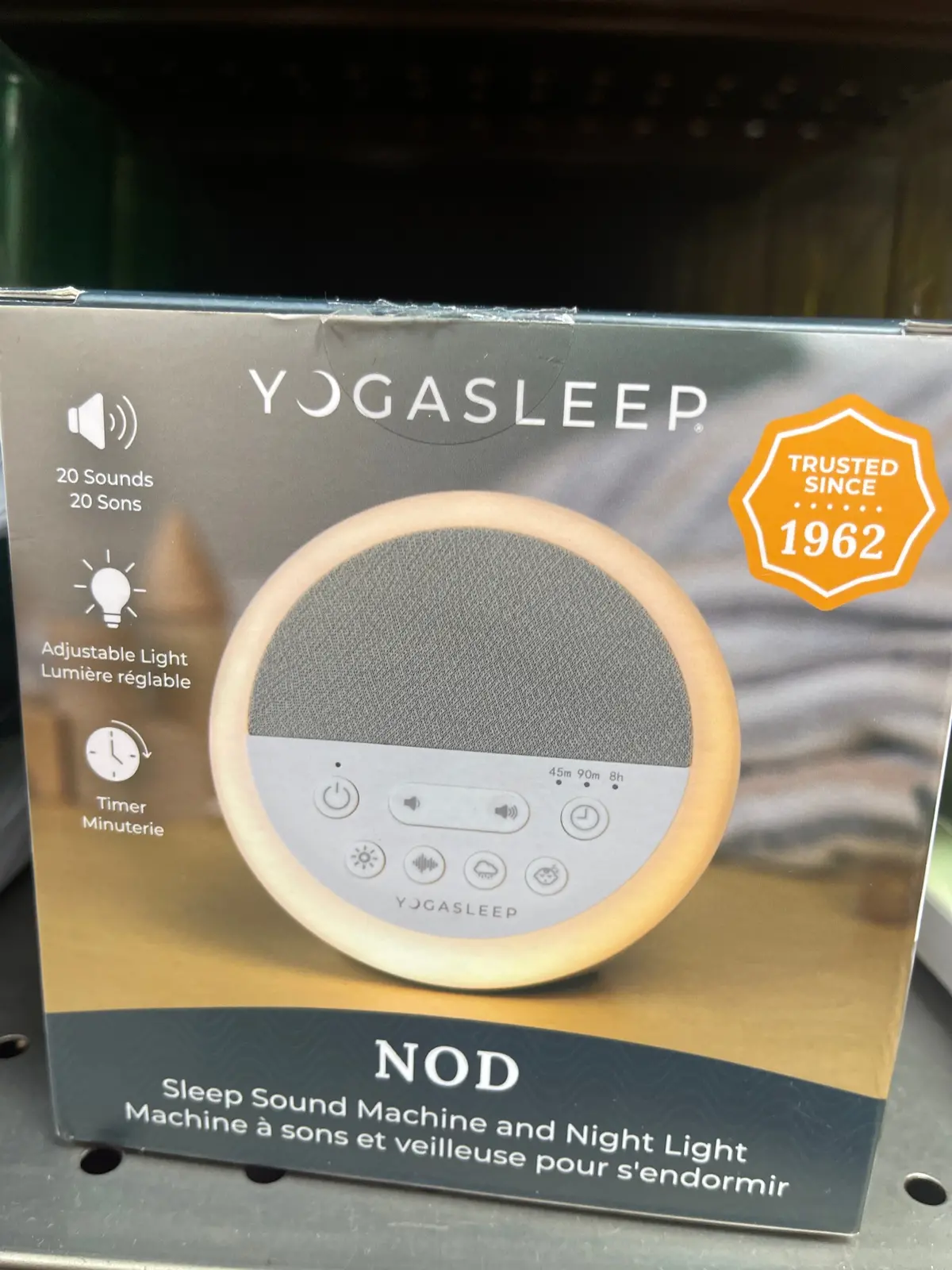 Yogasleep Nod Sound Machine And Night Light 1