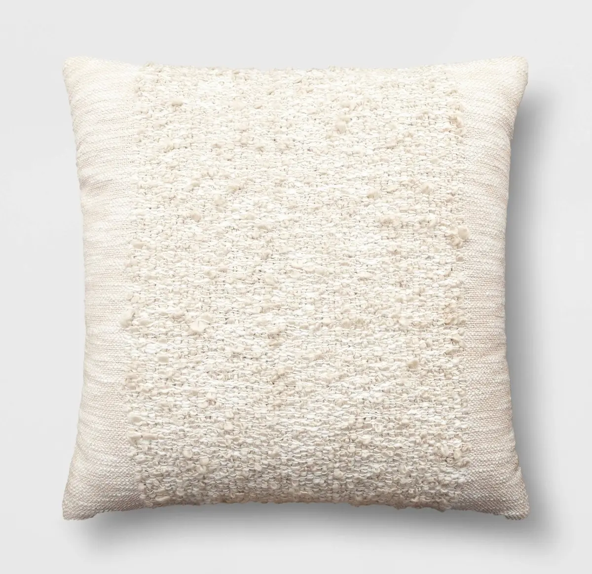 Textured Solid Square Throw Pillow 1