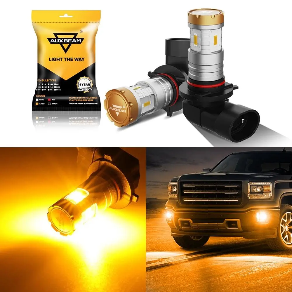 🔥 (2Pcs/Set) White/Amber/Blue 20W Crown-360° Led Fog Lights Bulbs/Drl 1