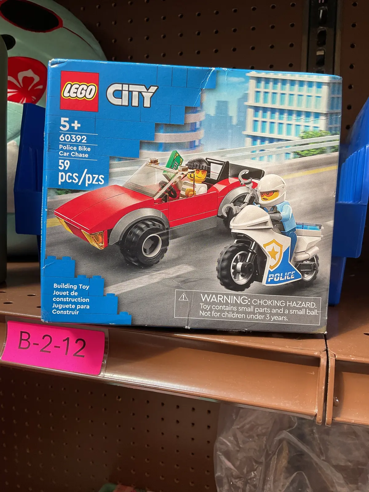 Lego City Police Bike Car Chase Set With Toy Motorbike 60392
62) 1