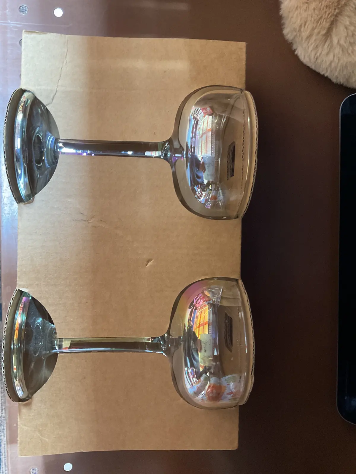 Iridescent Coupe Glass 2Pk 1