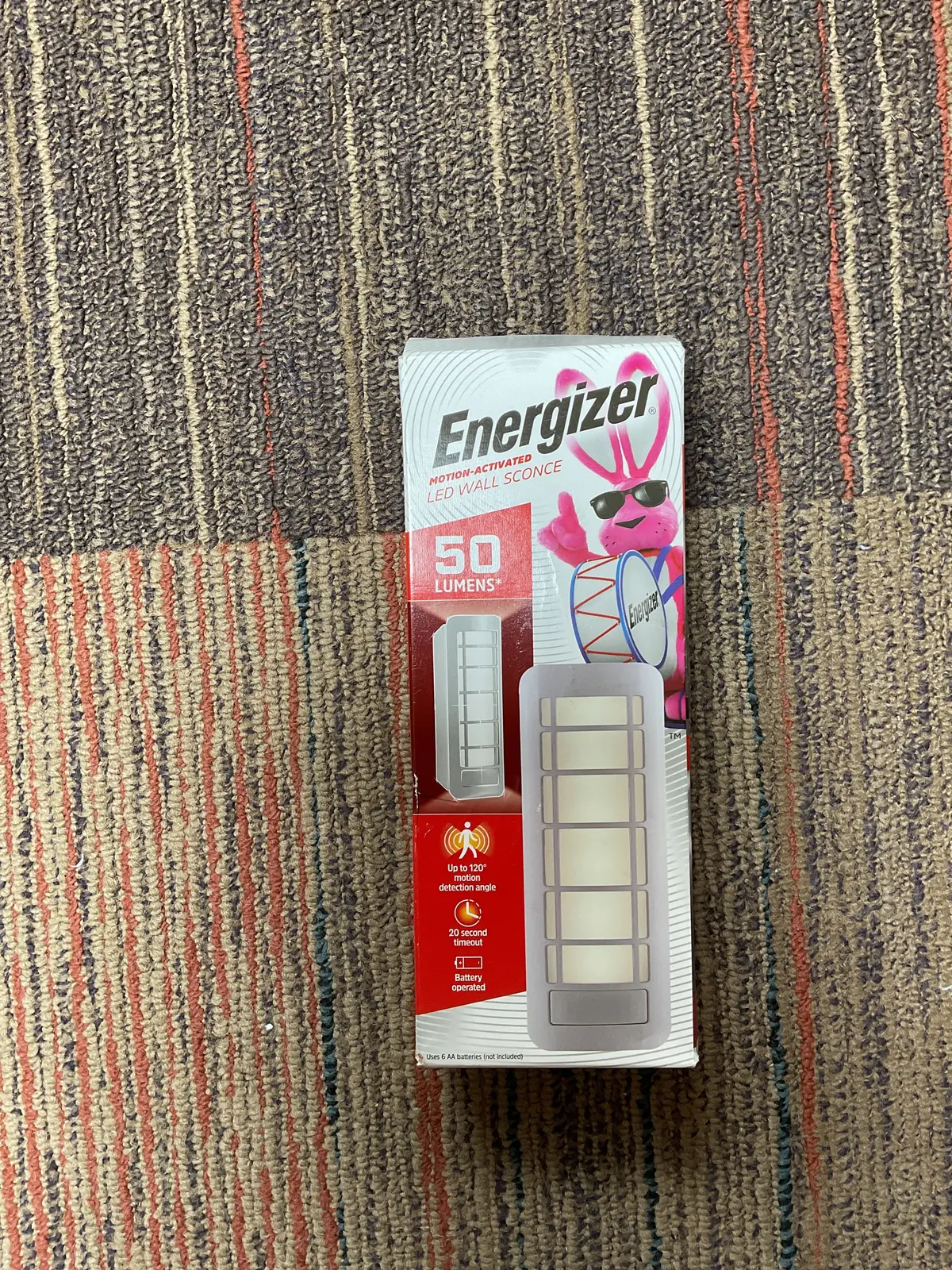 Energizer 501M Battery Operated Led Sconce Motion
Sensing White 1