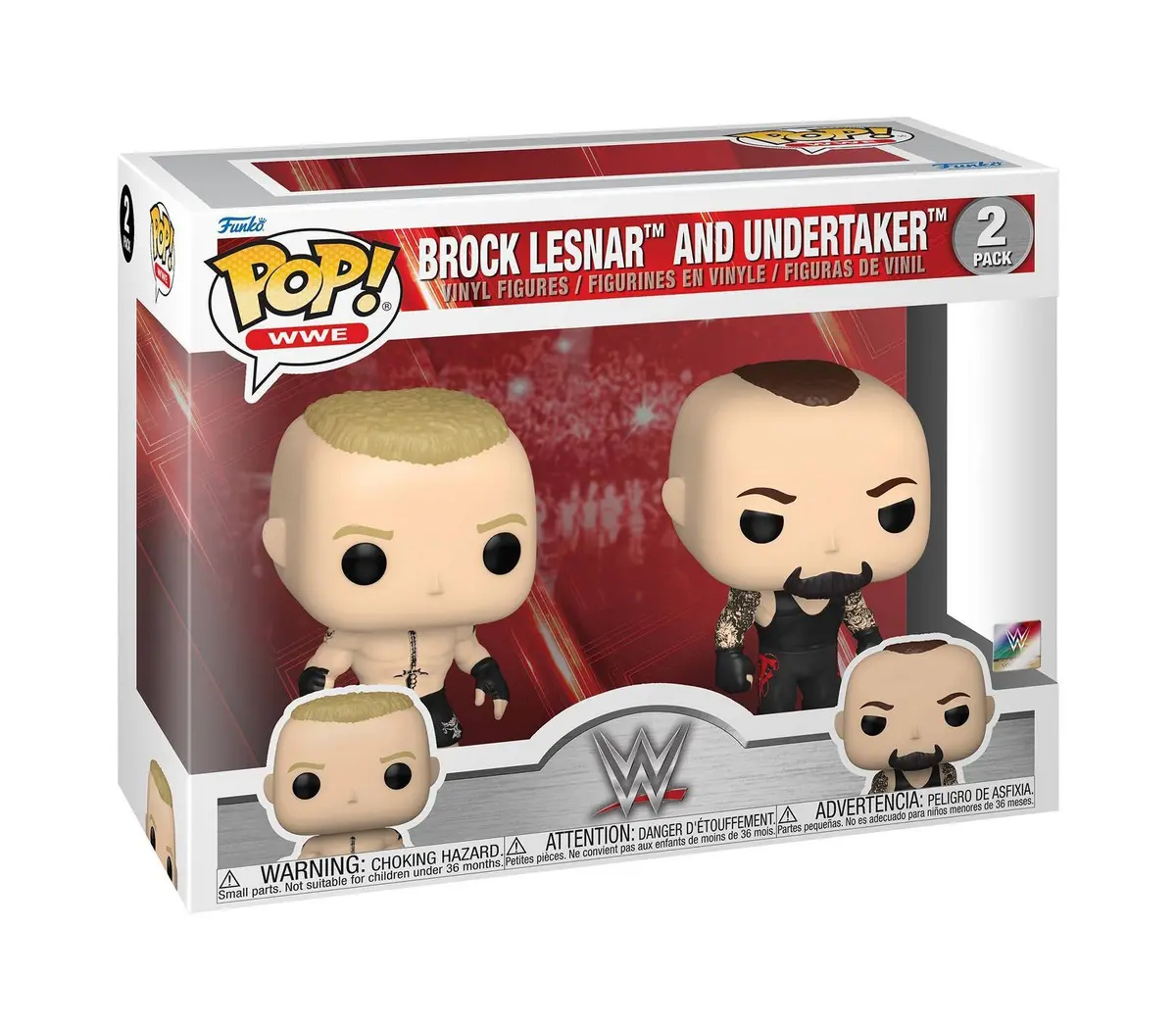 Funko Pop! Wwe: Lesnar & Undertaker 2Pk 1