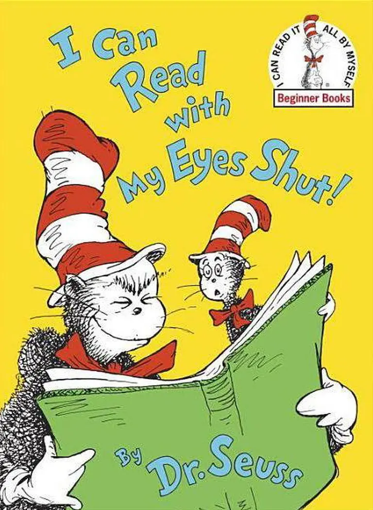 I Can Read With My Eyes Shut (Beginner Books)(Hardcover) By Dr. Seuss 1