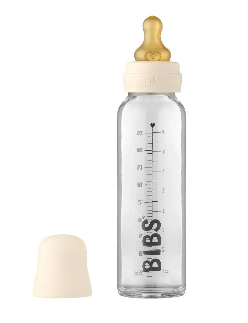 Baby Glass Bottle Complete Latex Set - Ivory 1