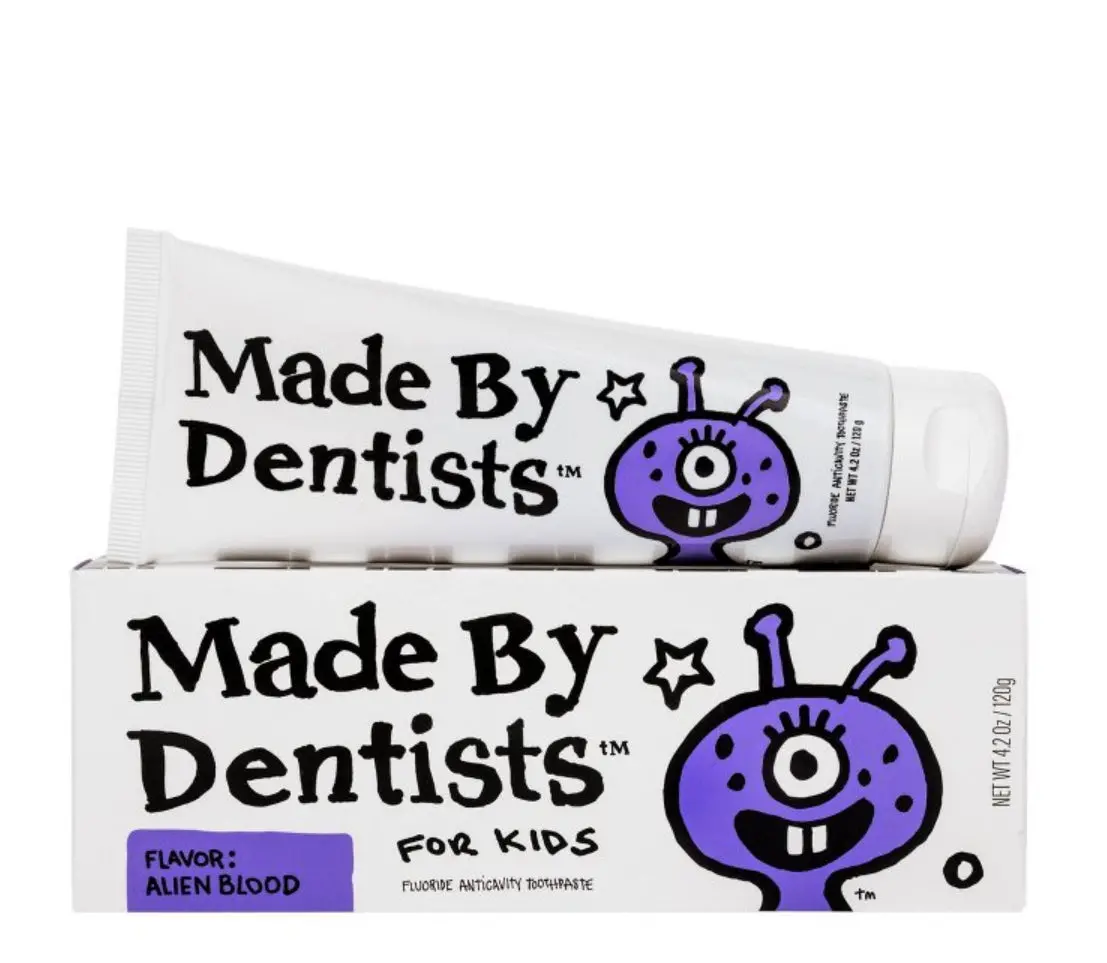 Made By Dentists Kids' Alien Fluoride Anticavity Toothpaste - Grape - 4.2Oz 1