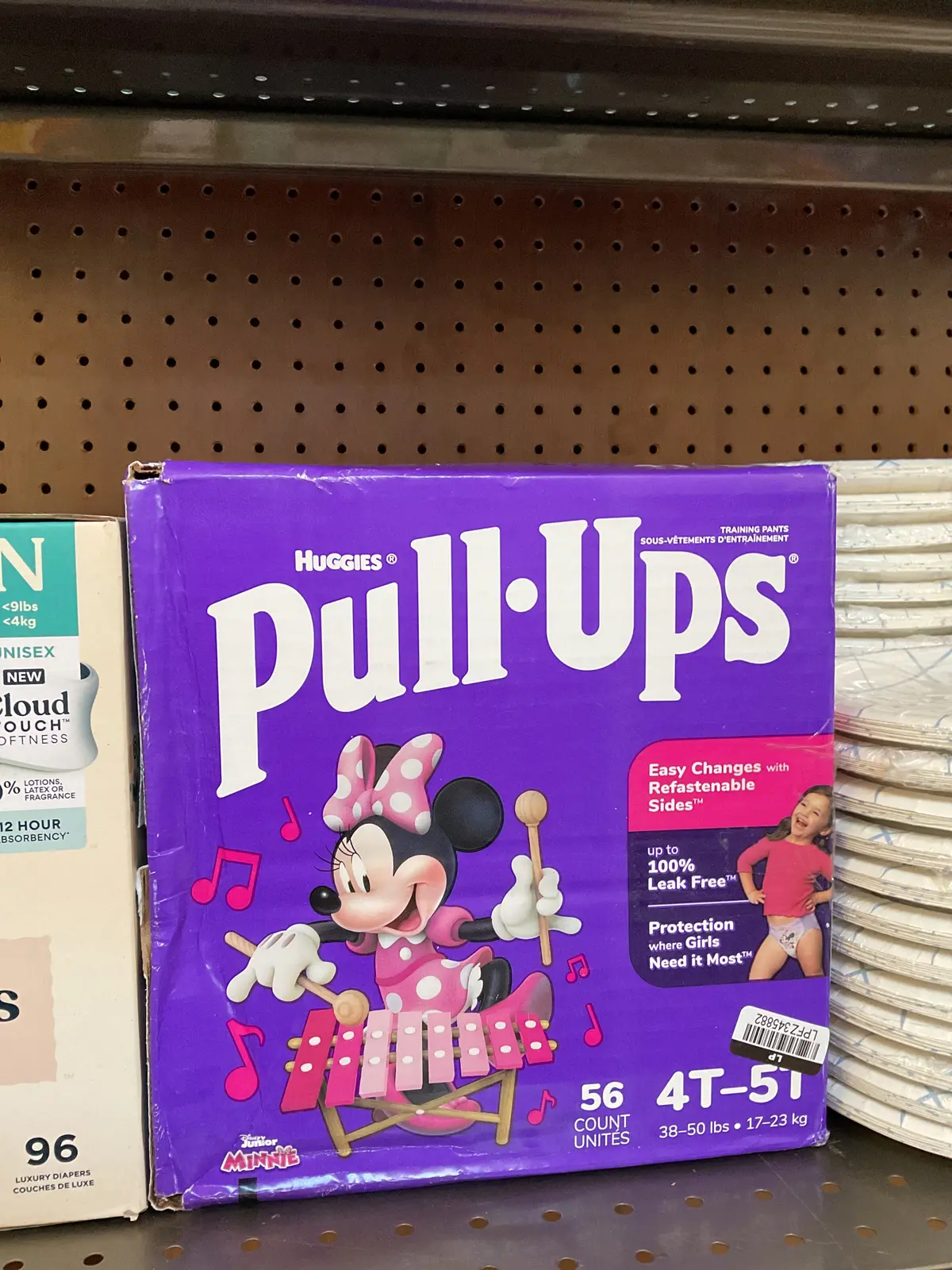 Pull-Ups Girls' Learning Designs Training Pants Econ+ Pack - Size 4T-5T - 56Ct 1