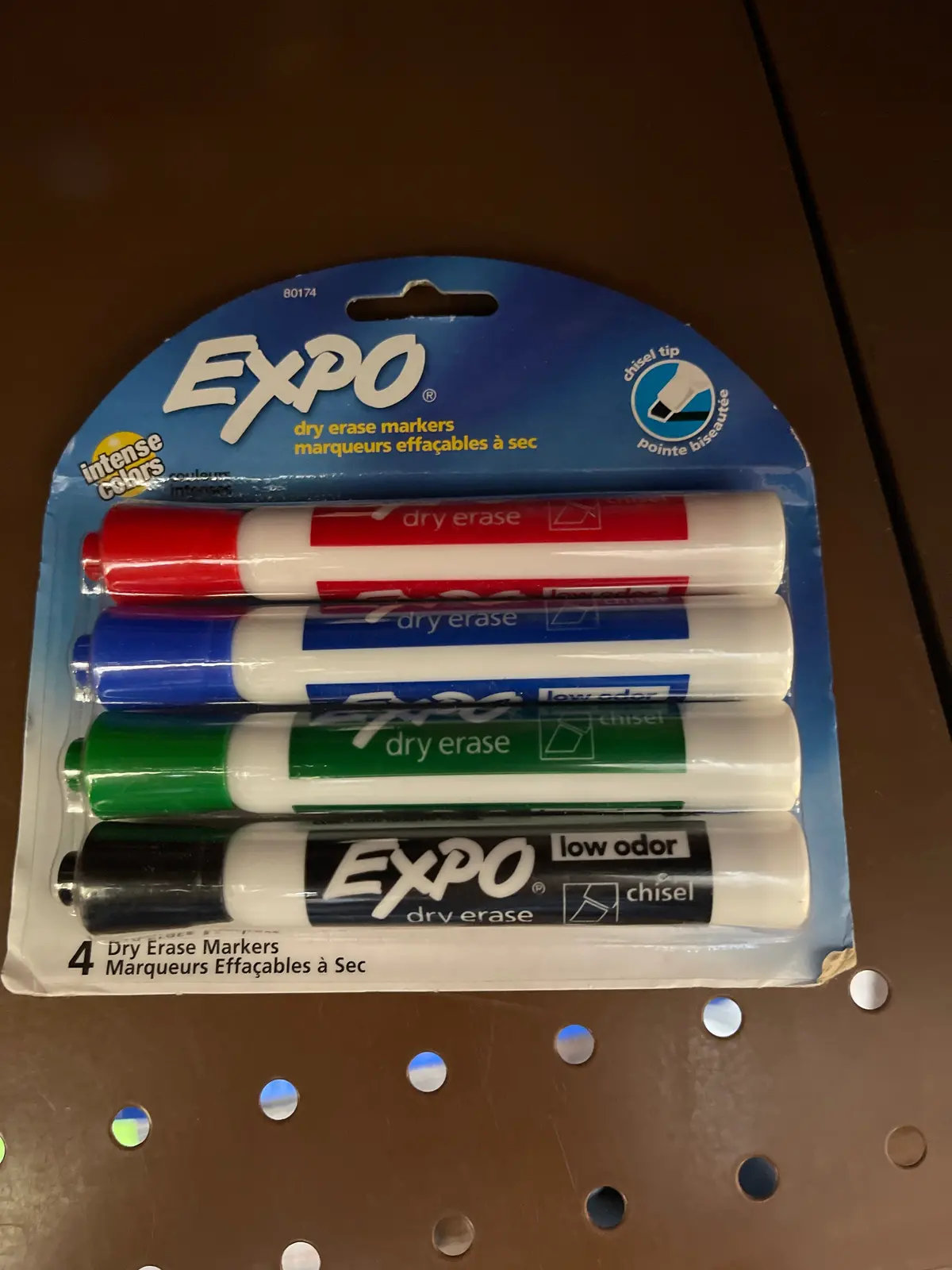 Expo 4Pk Dry Erase Markers Chisel Tip
Multicolored 1