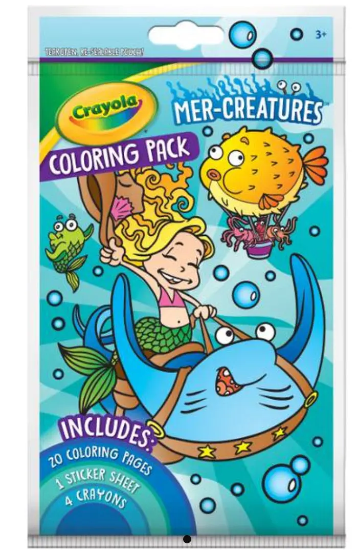 Crayola Mer-Creatures Coloring Pack 1