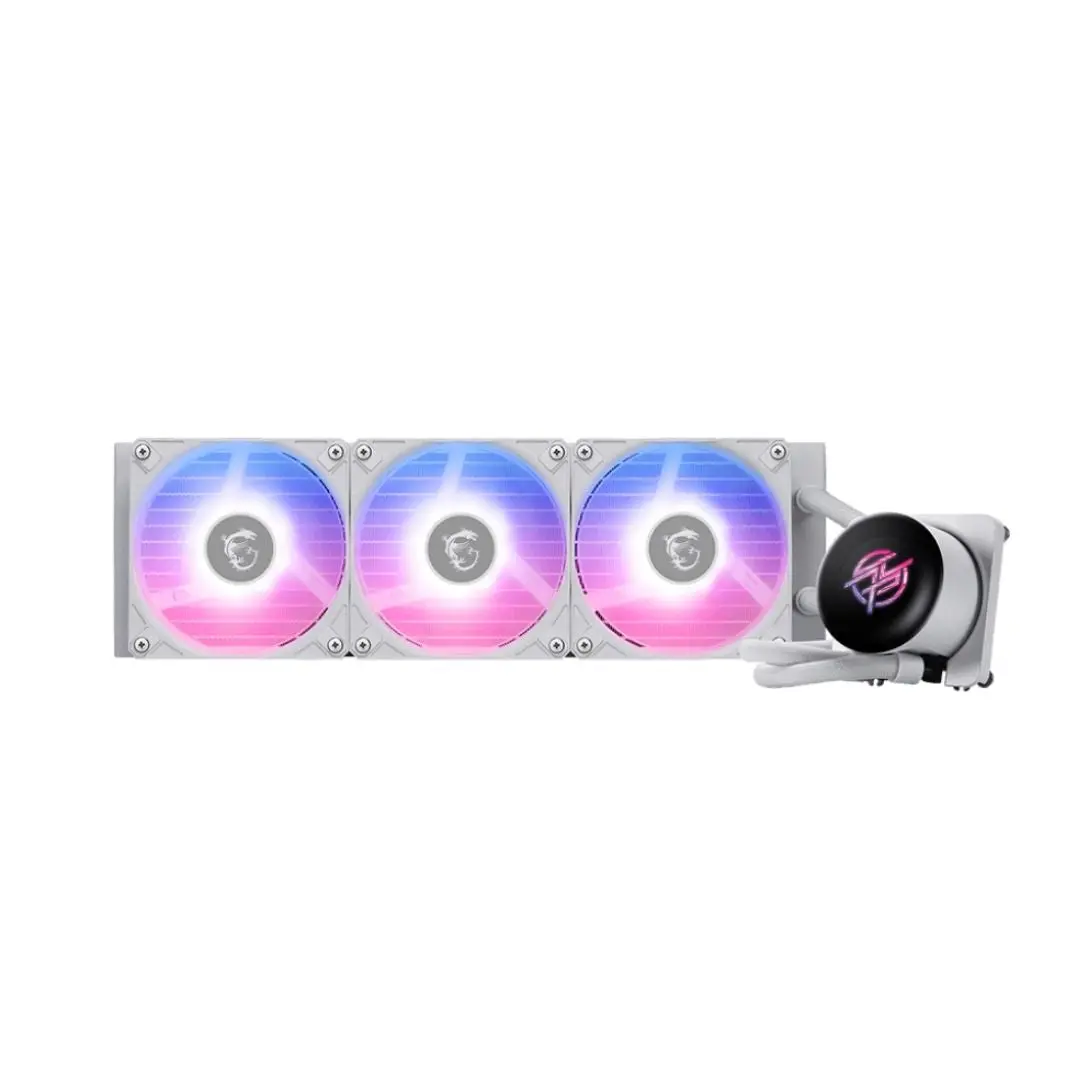 Msi Mpg Coreliquid P13 360 Aio Liquid Cooler With Lcd Screen - White 1