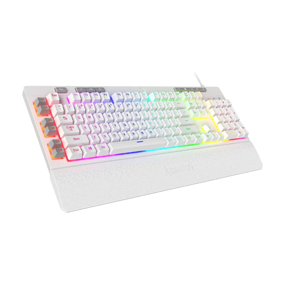 Redragon K512 Shiva Rgb Gaming Keyboard - White 1