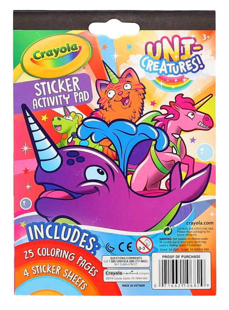 Sticker Activity Pad - Uni-Creatures 1
