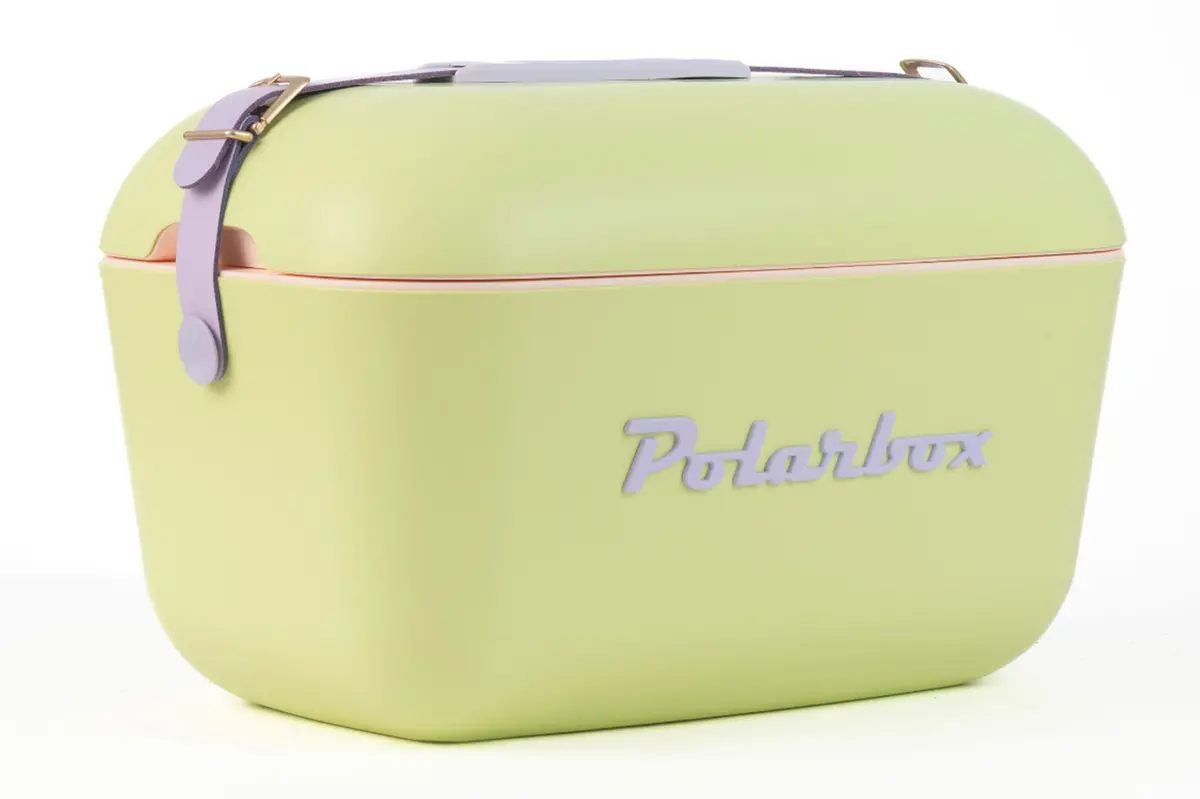 Polarbox Koelbox Met Schouderband - Lime Lilac - 20 Liter 1