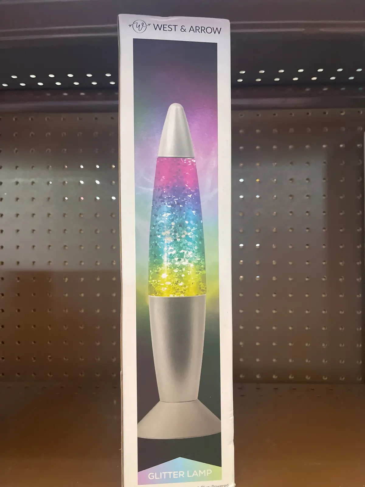13 Torpedo Shape Glitter Lamp Gray - West
& Arrow 1