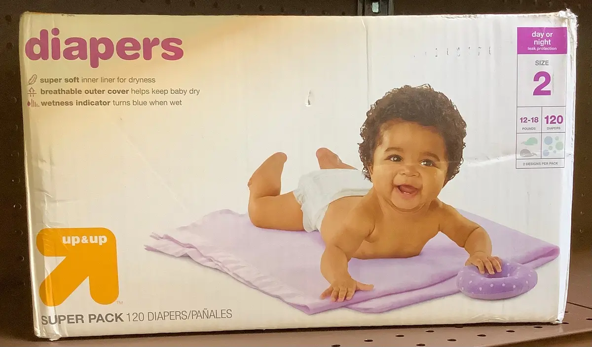 Disposable Diapers - Size 2 - 120 Ct 1