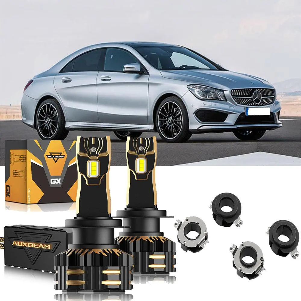 For 2013-2018 Mercedes Benz Cla 245 G (C117, X117) H7 Led Headlight Bulbs 1