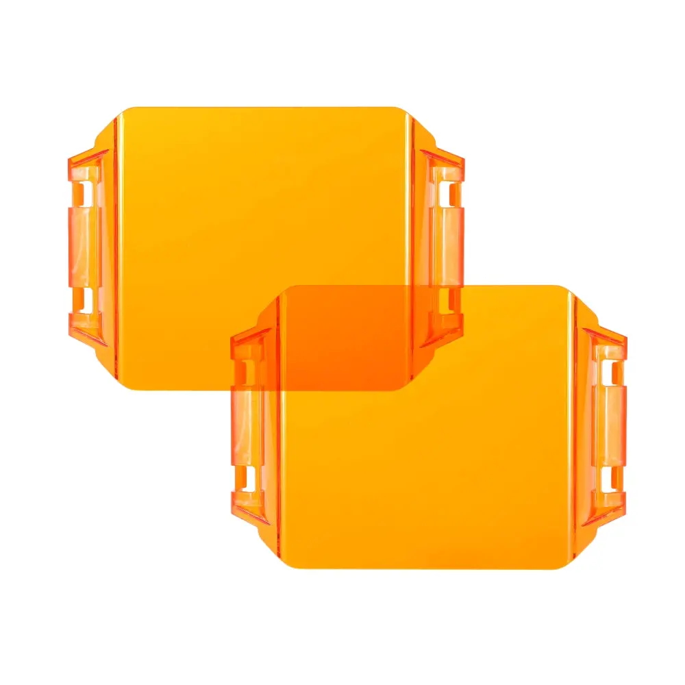 V-Max Series 4/5/7 Inch Led Pod Lights Dark Amber Cover Light Shield Cover 1