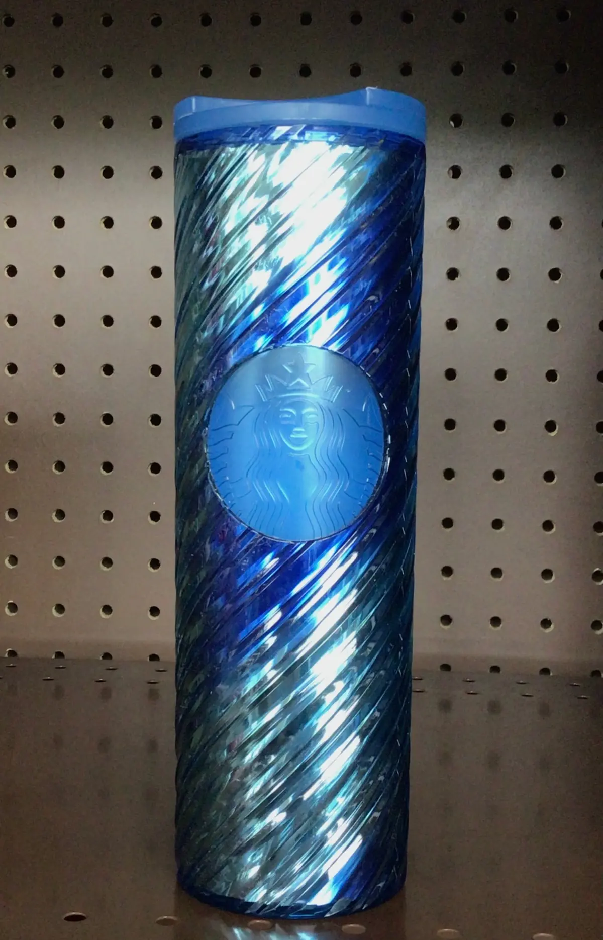 Teal/Blue Shimmer Starbucks Coffee Cup 1