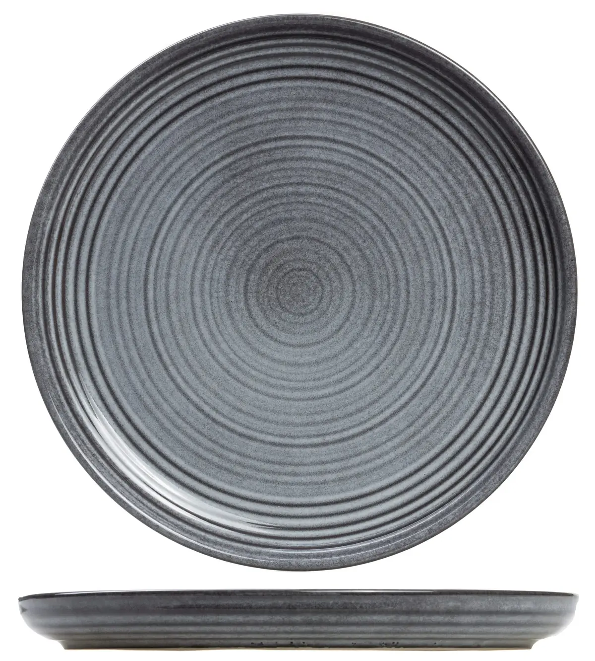 Cosy & Trendy Dinerborden Kentucky Grey Ø 27 Cm - 4 Stuks 1