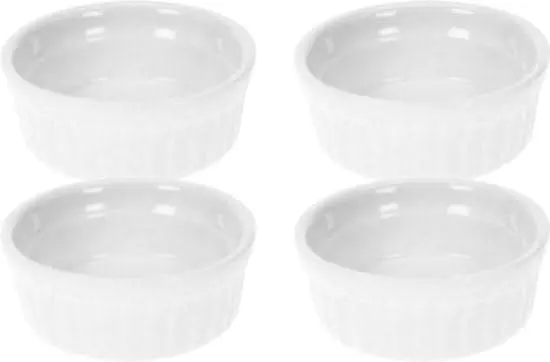 Cosy & Trendy Ramekins / Soufflébakje / Creme Brulee Schaaltjes - Ø 7 Cm - 4 Stuks 1