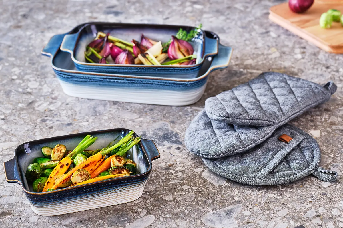 Cosy & Trendy Ovenwant Stoff Black Chambray 2
