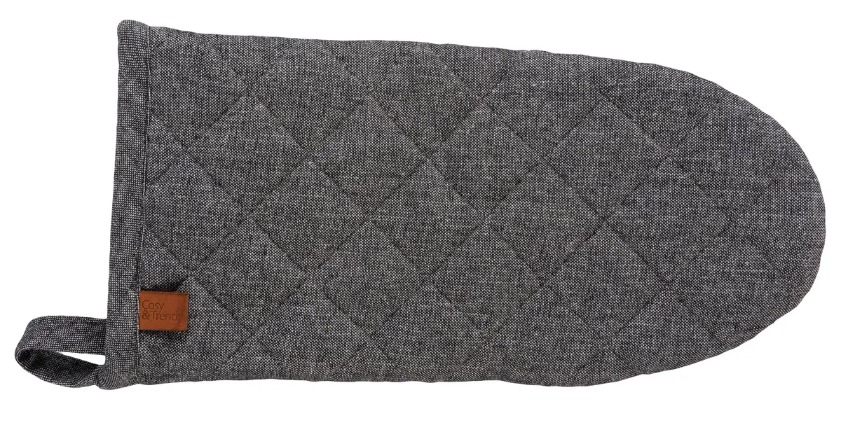 Cosy & Trendy Ovenwant Stoff Black Chambray 1