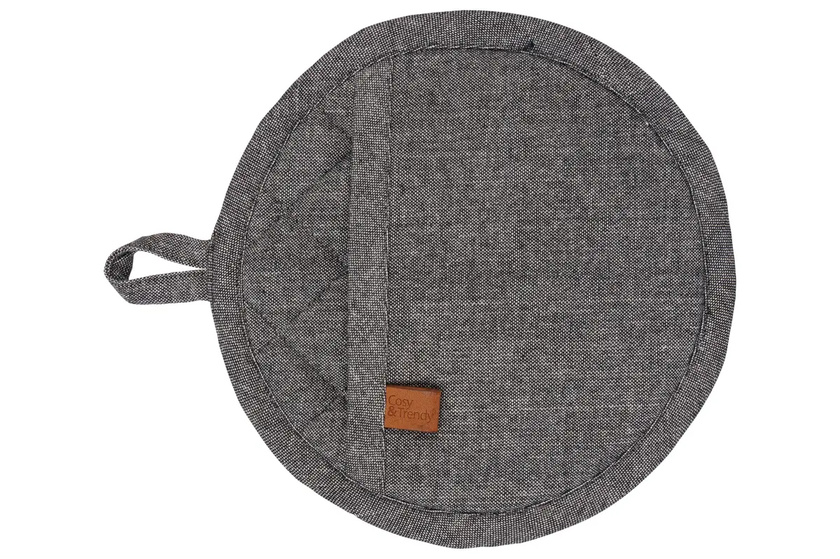 Cosy & Trendy Pannenlap Stoff Black Chambray 1