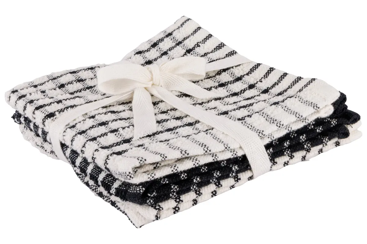 Cosy & Trendy Vaatdoekjes Stoff Black Chambray 30 X 30 Cm - 3 Stuks 1