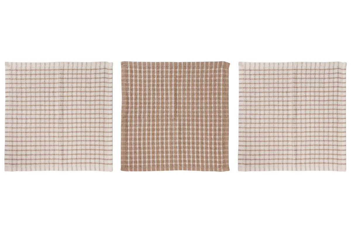 Cosy & Trendy Vaatdoekjes Stoff Sand 30 X 30 Cm - 3 Stuks 2