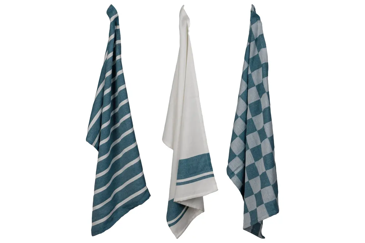 Cosy & Trendy Theedoeken Stoff Green Heron 50 X 70 Cm - 3 Stuks 1