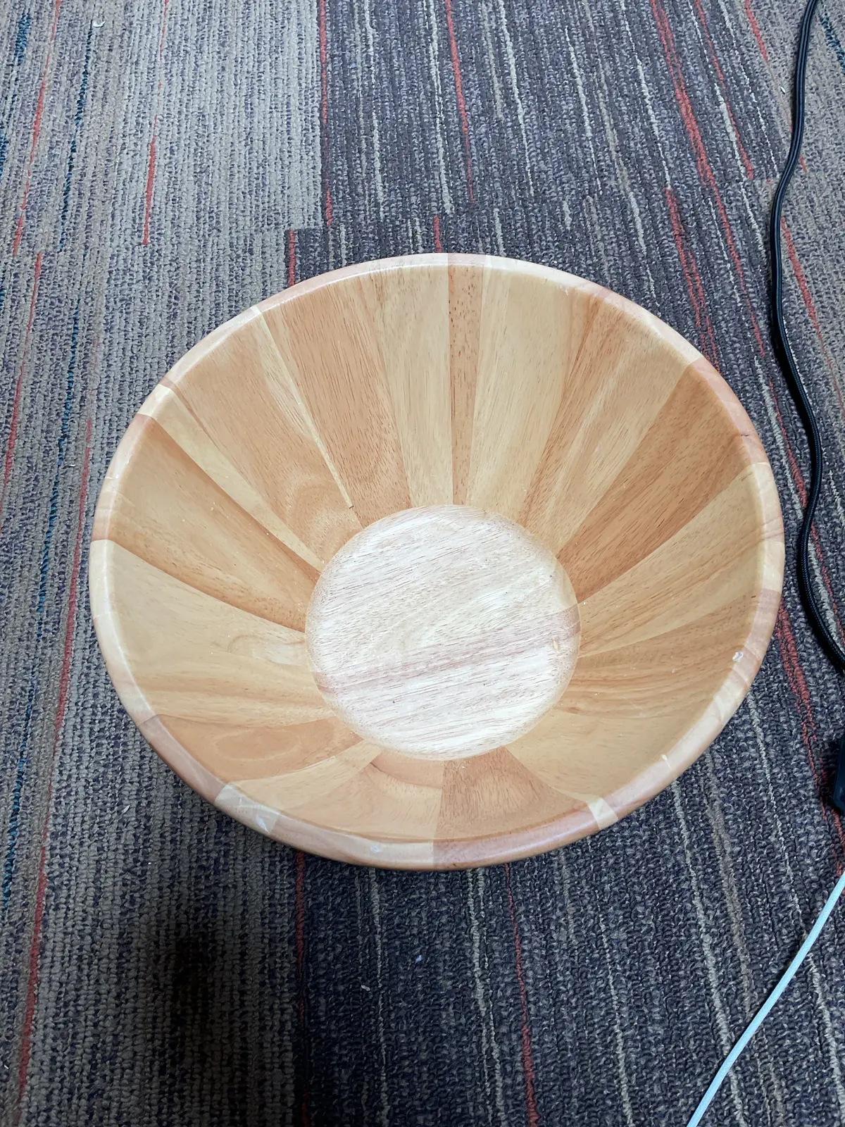 Wooden Serving Bowl Natural 1