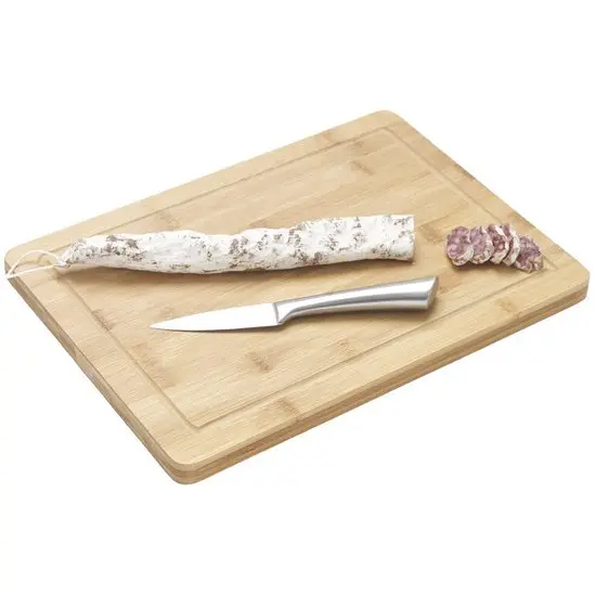 Cookinglife Snijplank Met Sapgeul - Bamboe  - 25 X 35 X 1,8 Cm 1