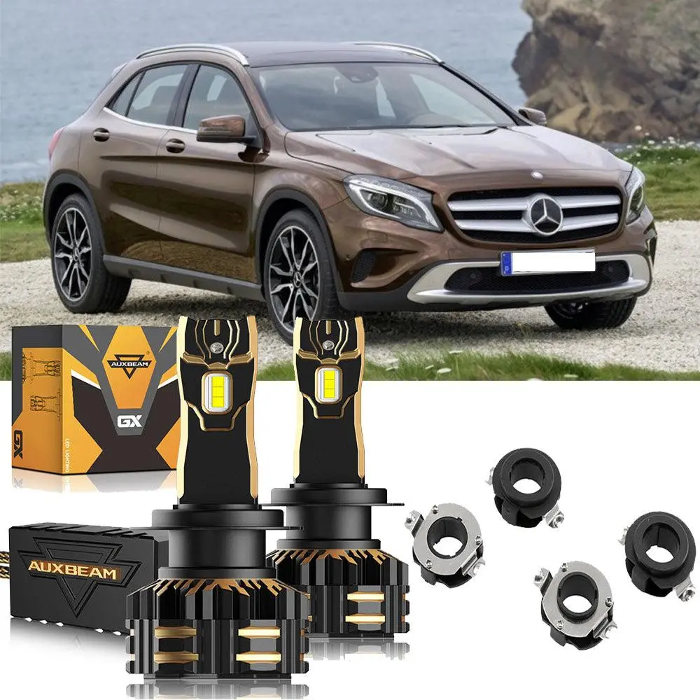 For 2016-2019 Mercedes Benz Gla250 H7 Led Headlight Bulbs 1
