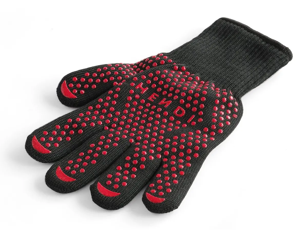 Hendi Bbq Handschoenen / Ovenhandschoenen Glasvezel 30 Cm - 2 Stuks 1