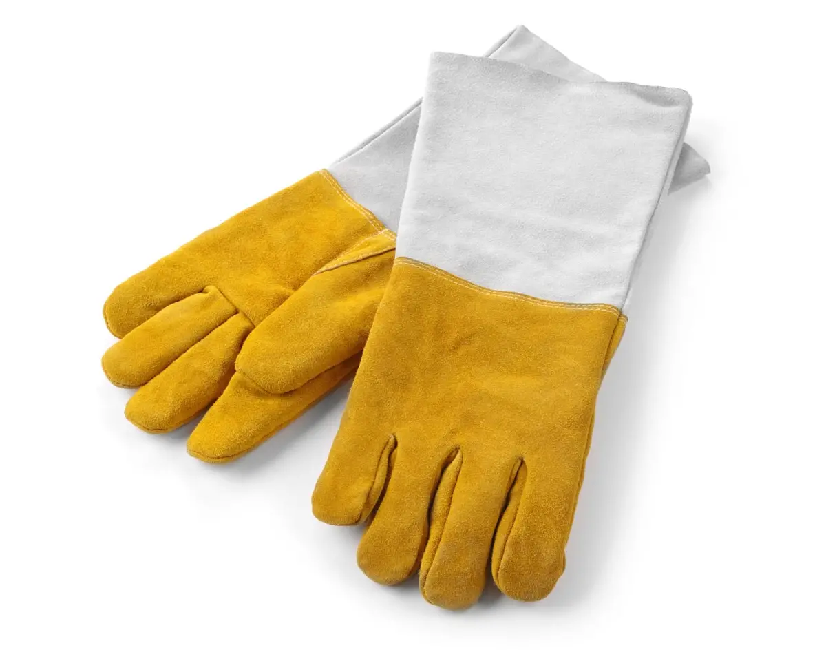 Hendi Bbq Handschoenen / Ovenhandschoenen Xl Leer 46 Cm - 2 Stuks 1