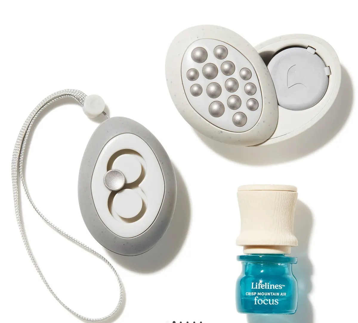 2Pk Grounding Stones Meditative Fidget Collection Plus Essential Oil Blend 1