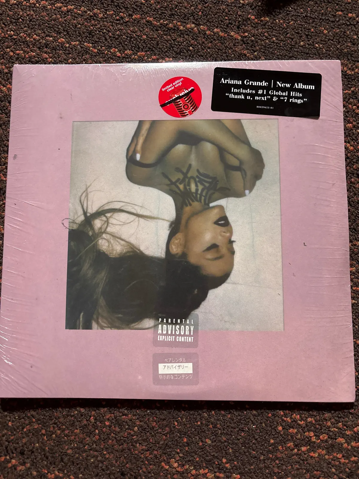 Ariana Grande - Thank U, Next - Clear (Vinyl) 1