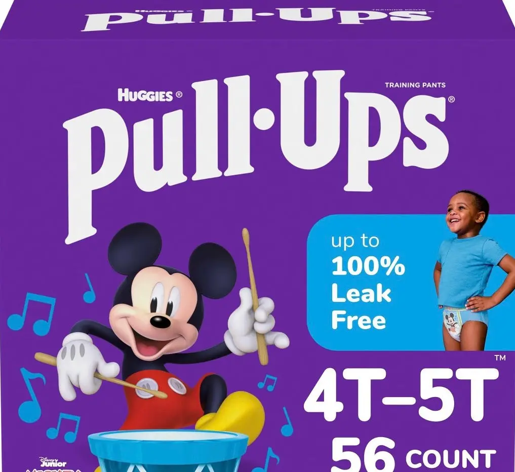 Pull Ups Boys Training Pants Giant Pack - Size 4T-5T - 56 Count 1