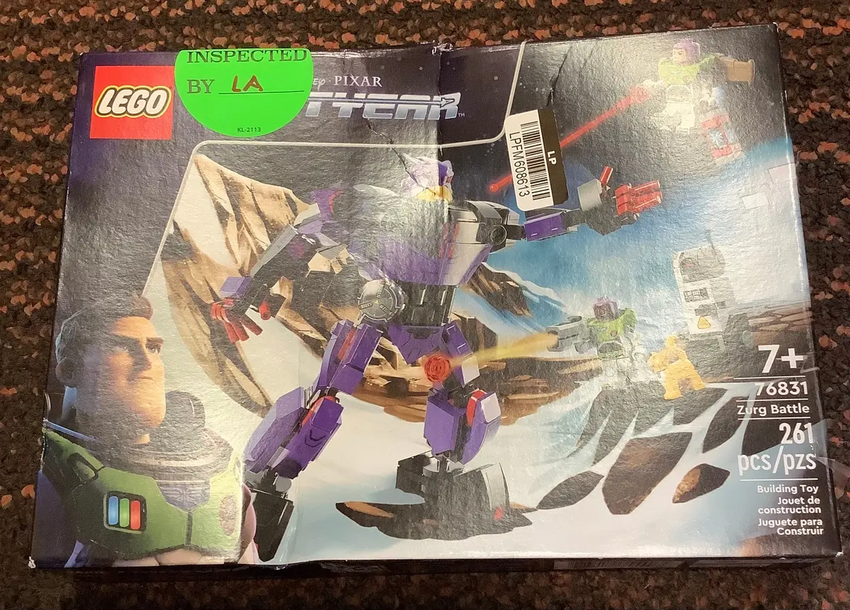 Broken Seal - Lego Disney Pixar Lightyear Zurg Battle, Damaged Box, As Is 1