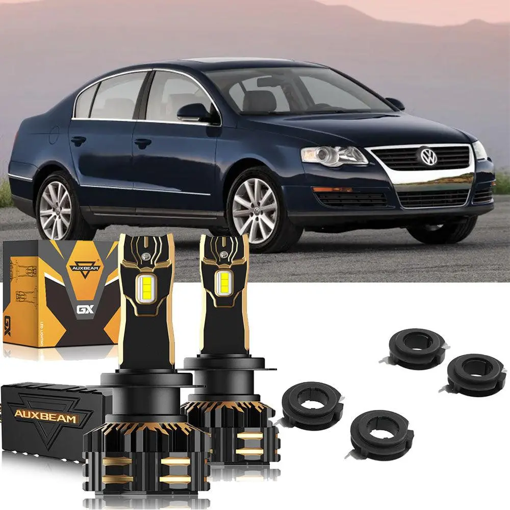 For 2007 Volkswagen Passat H7 Led Headlight Bulbs 1