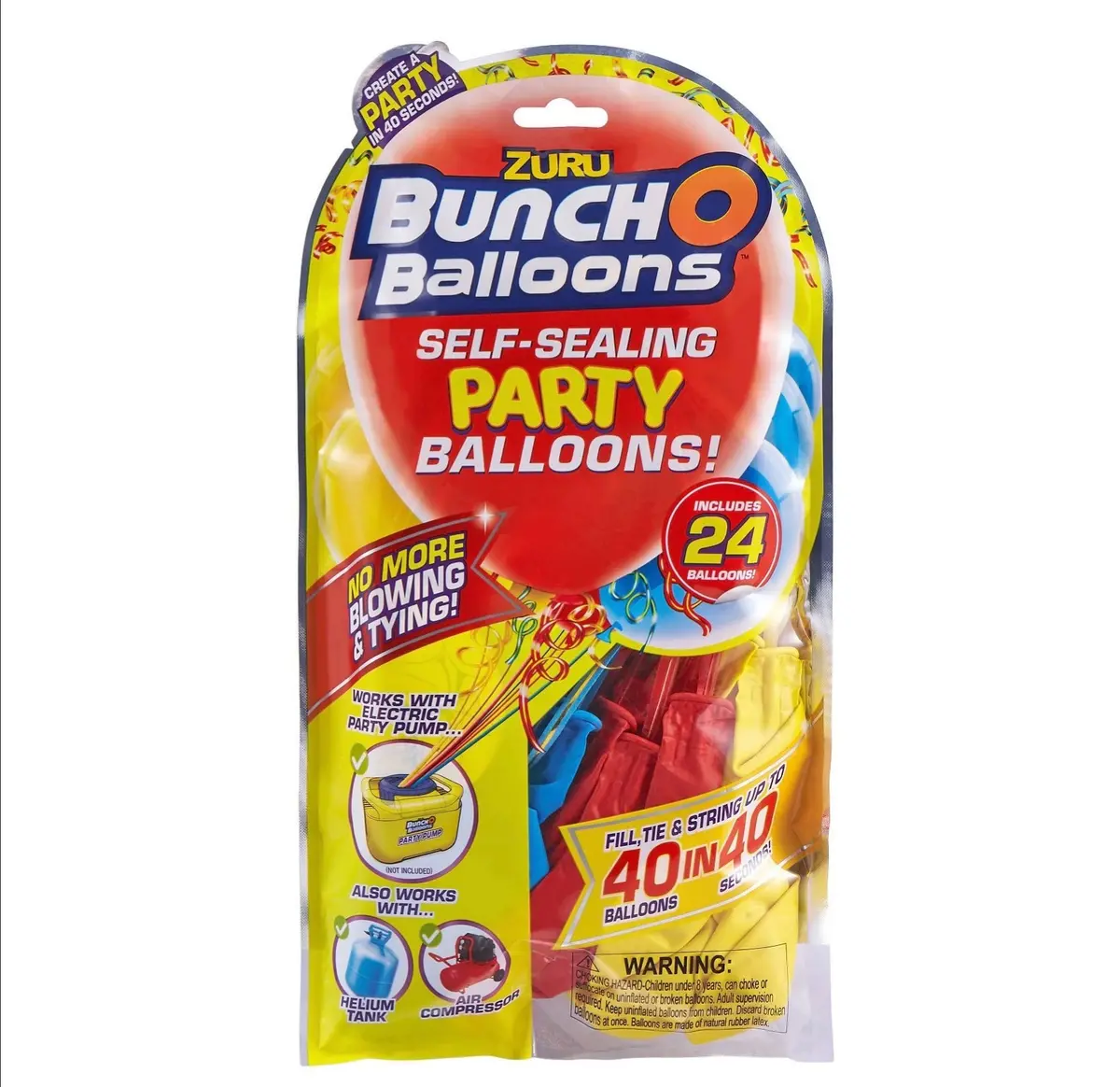 Bunch O Balloons 24 Ct Self Sealing Party Balloons Refill
Pack 1