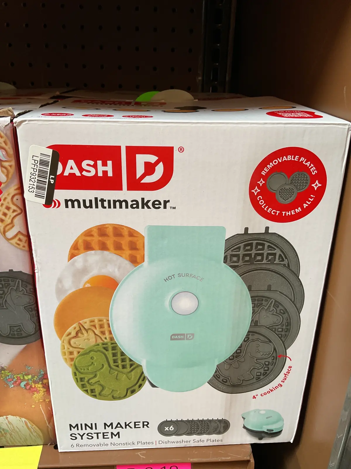 Dash Multimaker Mini System With 6 Removable Plates:
Waffle And Griddle 1