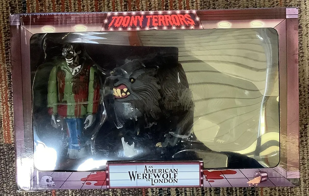 An American Werewolf In London Toony Terrors Jack Goodman And Kessler Wolf 6" Action Figure - 2Pk 1