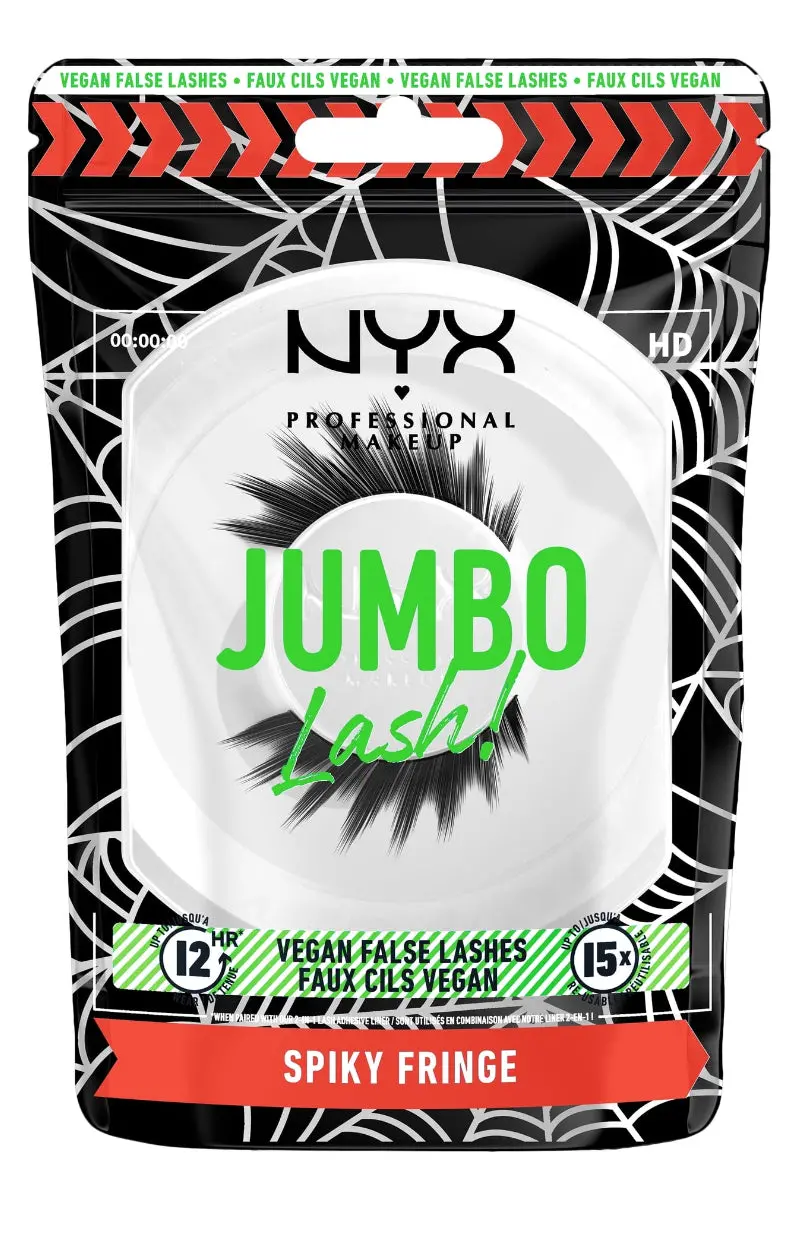 Nyx Professional Makeup Jumbo Lash Vegan False Eyelashes, Spiky Fringe 1