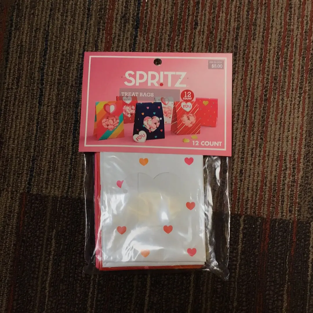 12Pk Valentine Treat Bags 1