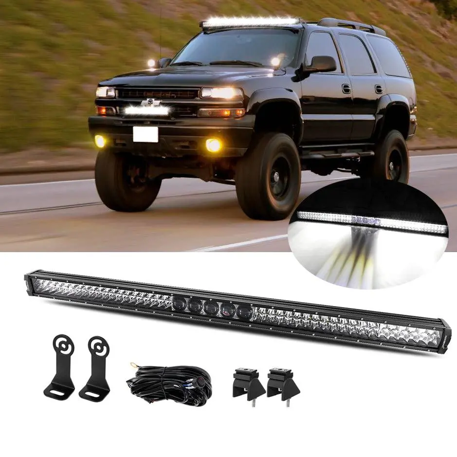 5D-Pro Series Led Light Bar With 5D Projectors For Chevy Tahoe 1