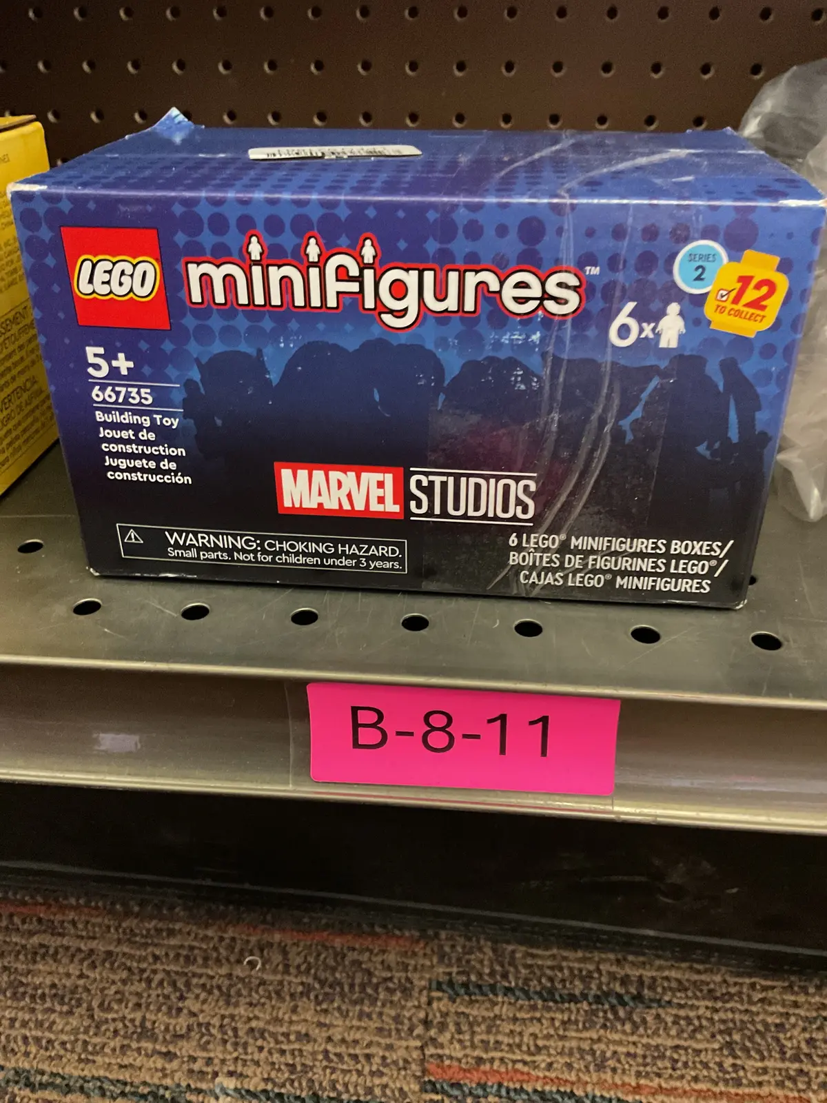 Lego Minifigures Marvel Series 2 6 Pack Mystery Blind
Box 66735 1