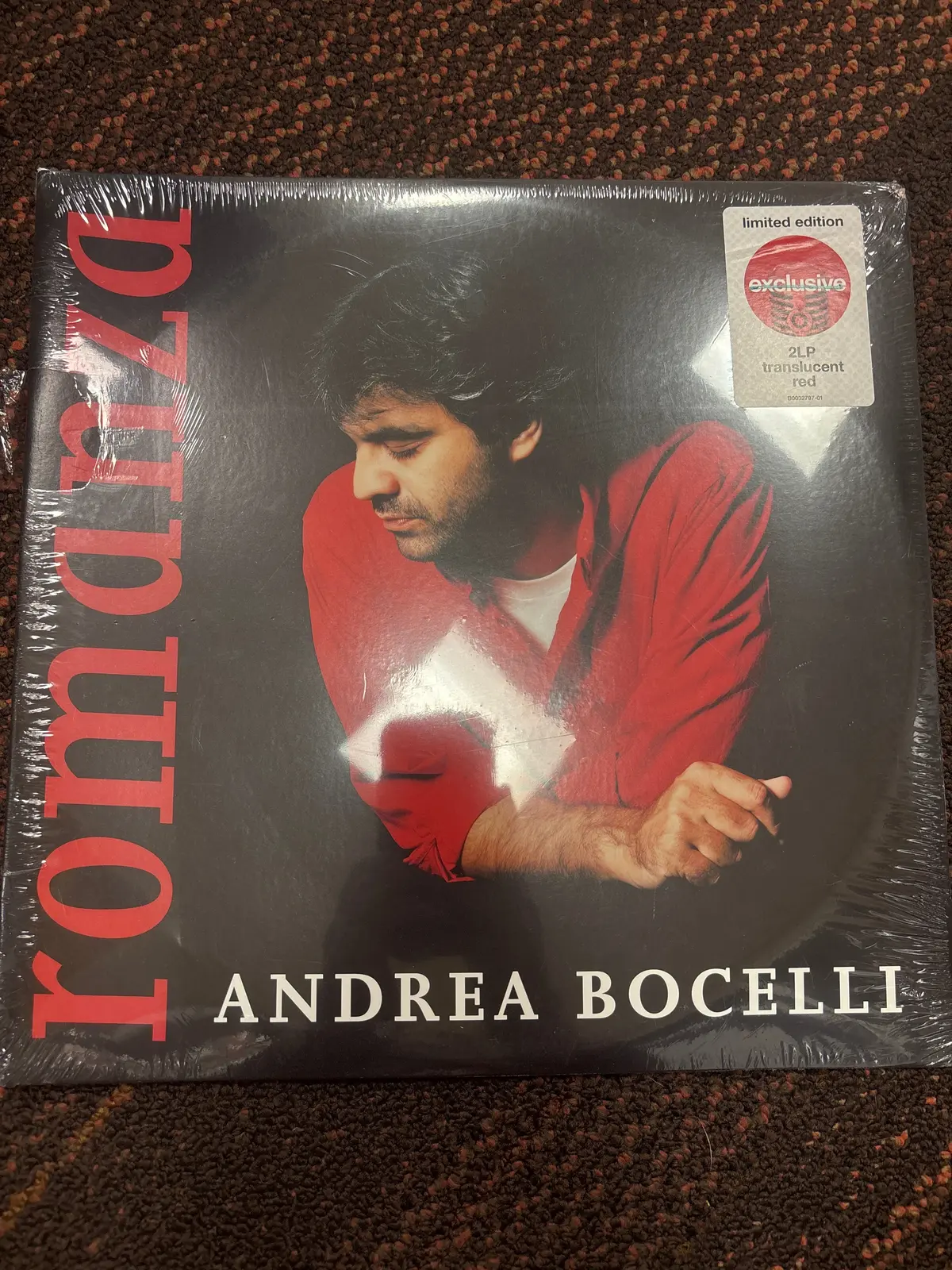 Andrea Bocelli - Romanza Translucent Red Lp (Vinyl) 1
